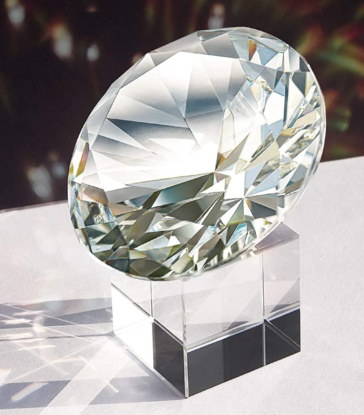 DAMIANI ホームデコレーション ペーパーウェイト ダイヤ型