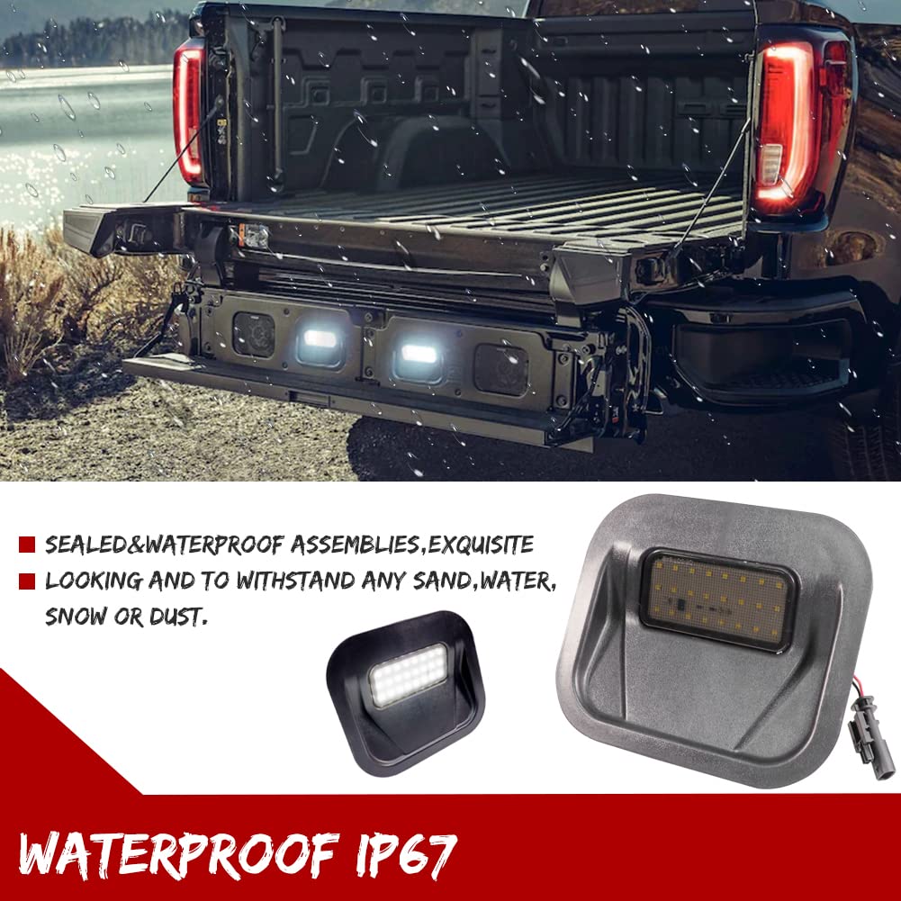 KENRTIR LED Tailgate Step Light Kit For 2019-2022 GMC Sierra & Silverado With Multi-Pro Tailgate - View #11