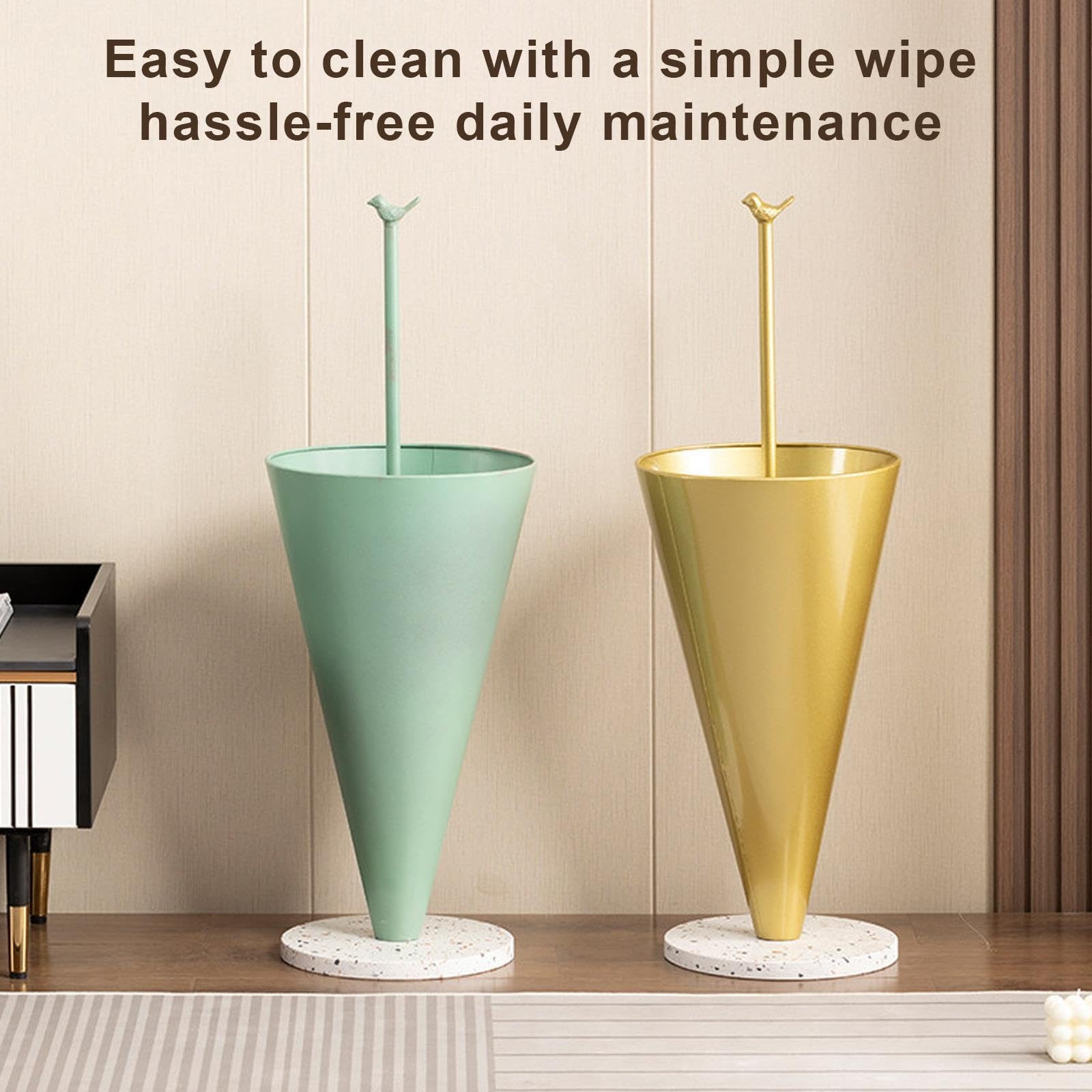 Metal Umbrella Stand, Modern Tall Large Capacity Umbrella Storage Stand