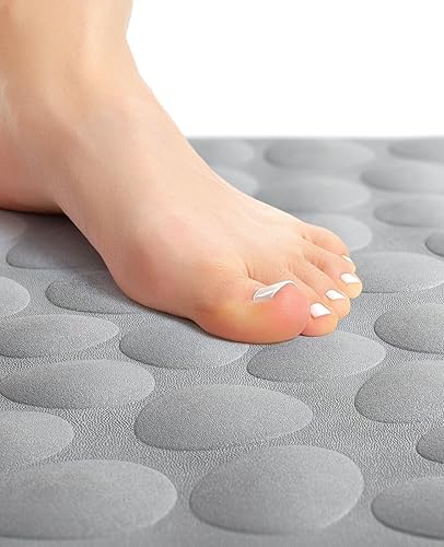 Miniatura 2 de Bligli Tapete de ducha para bañera 16 x 315 pulgadas antideslizante estándar con ventosas fuertes goma suave antideslizante lavable a máquina