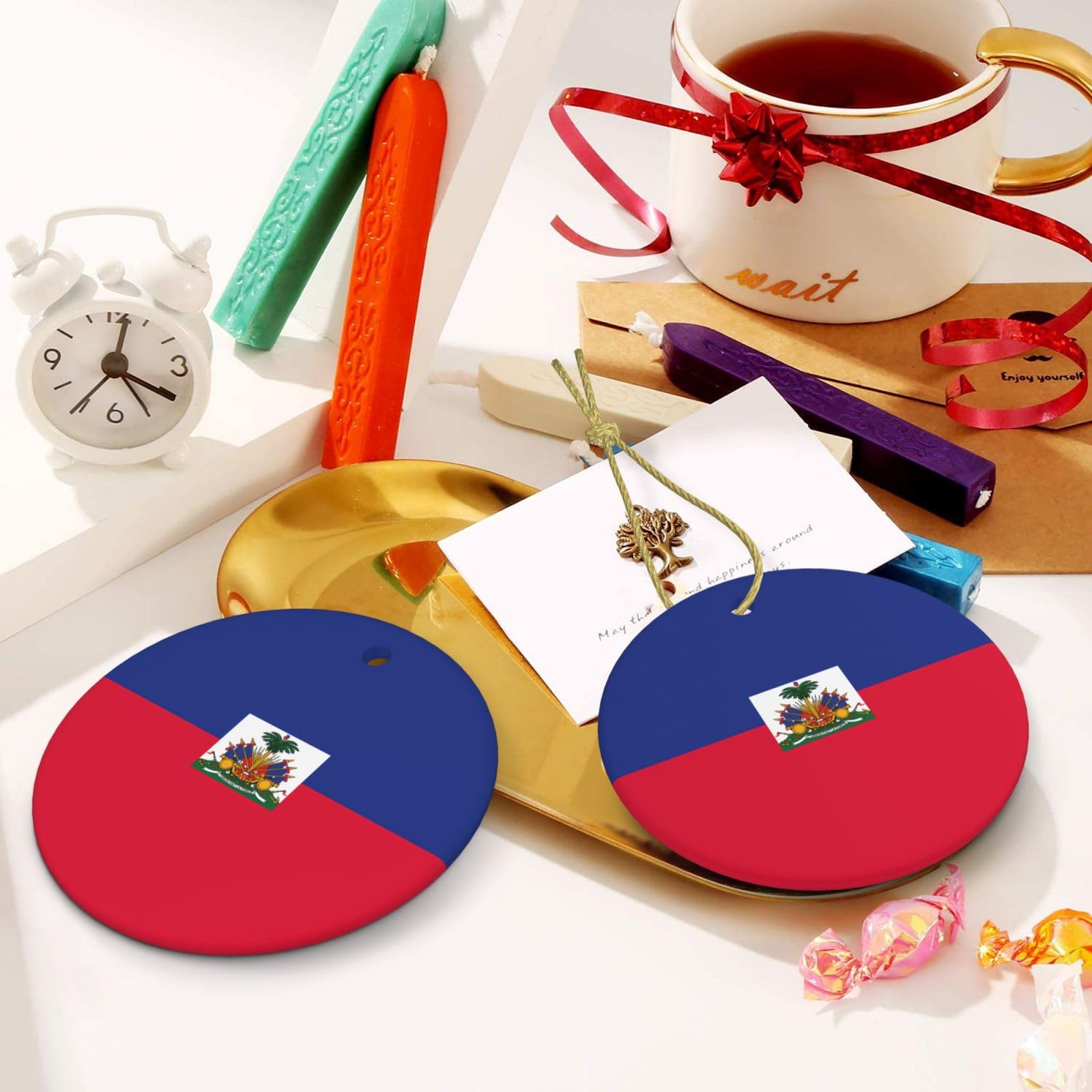 1 Boule De Noël Décorative En Afrique Du Sud, Décorations De Noël En Afrique Du Sud, Monument, Boules D'arbre Pour Décoration De Fête De Noël