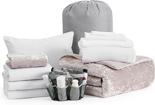 College Dorm Pack Plus Twin XL Coma Inducer Comforter - Velvet Crush Pink