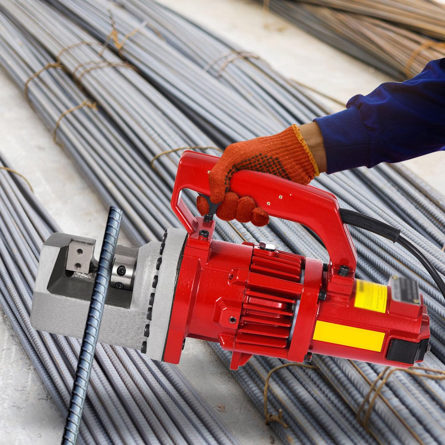 Handheld Hydraulic Steel Bar Cutter, With Metal Storage Carry Case RC16