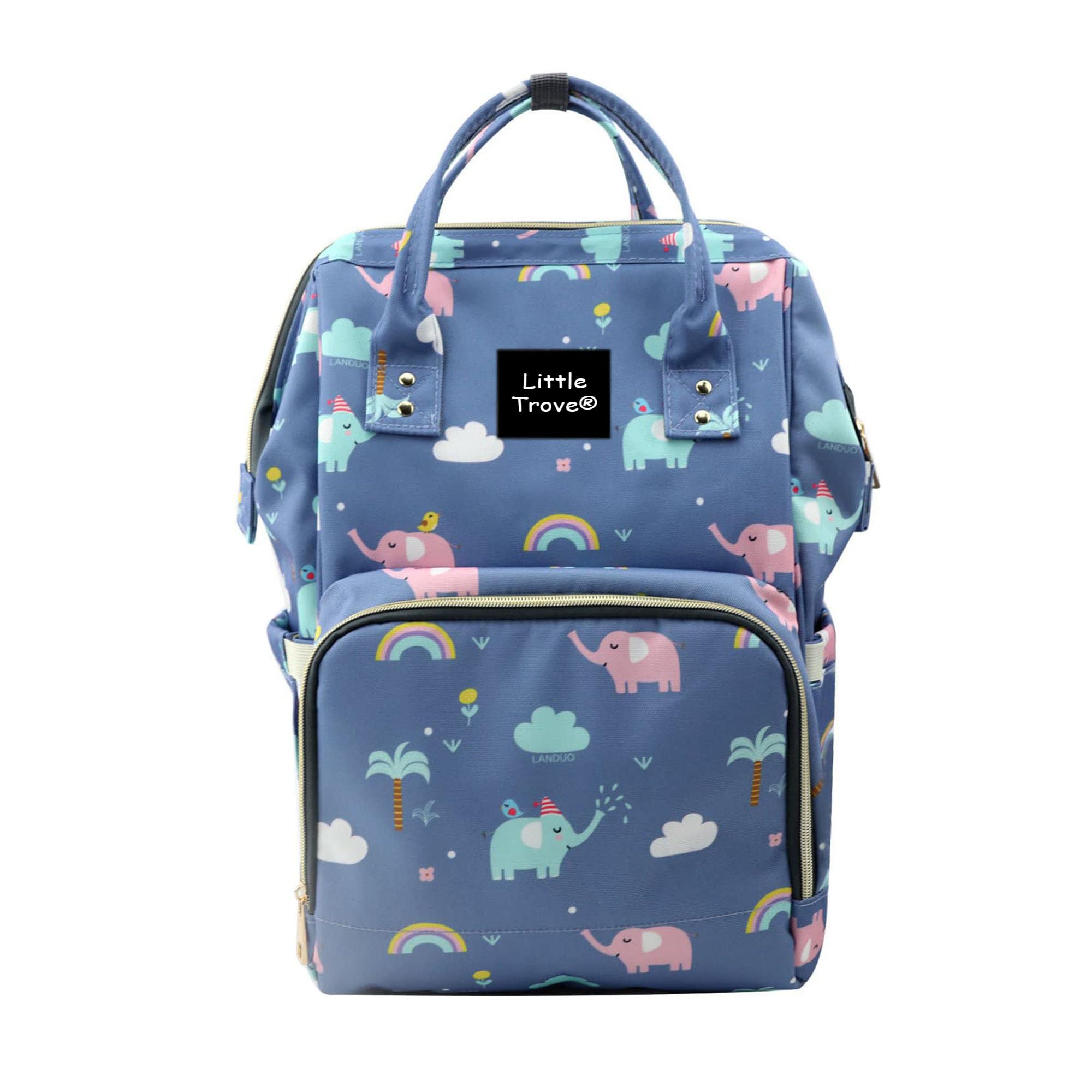 LittleTrove Premium Stylish Trending Diaper Backpack for Newborns Diaper Bag Travelling Diaper Organiser Backpack for Moms-picture-23