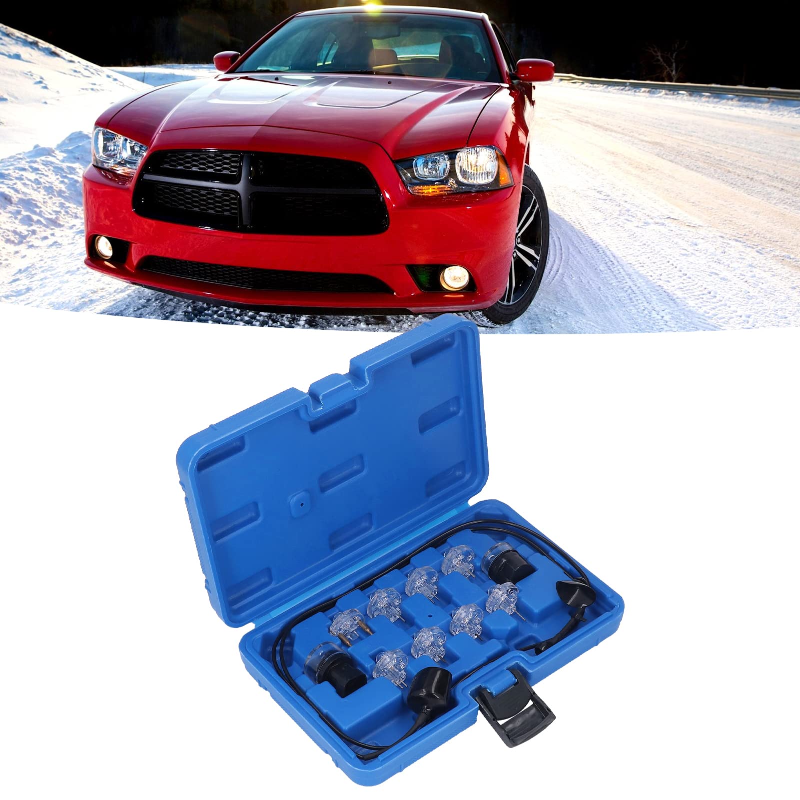 GOTOTOP Fuel Injector Tester 11 Noid Lights Wiring Harness Extension, Noid Light Set for GEO, MULTITEC?2, Return Quantity Tester