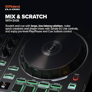 Amazon.com: Roland DJ-202 Compact DJ Controller | 2-Channel