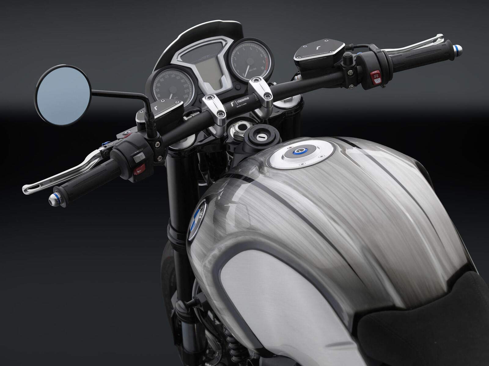 MA015B RIZOMA MANUBRIO DRAG-BAR NERO
