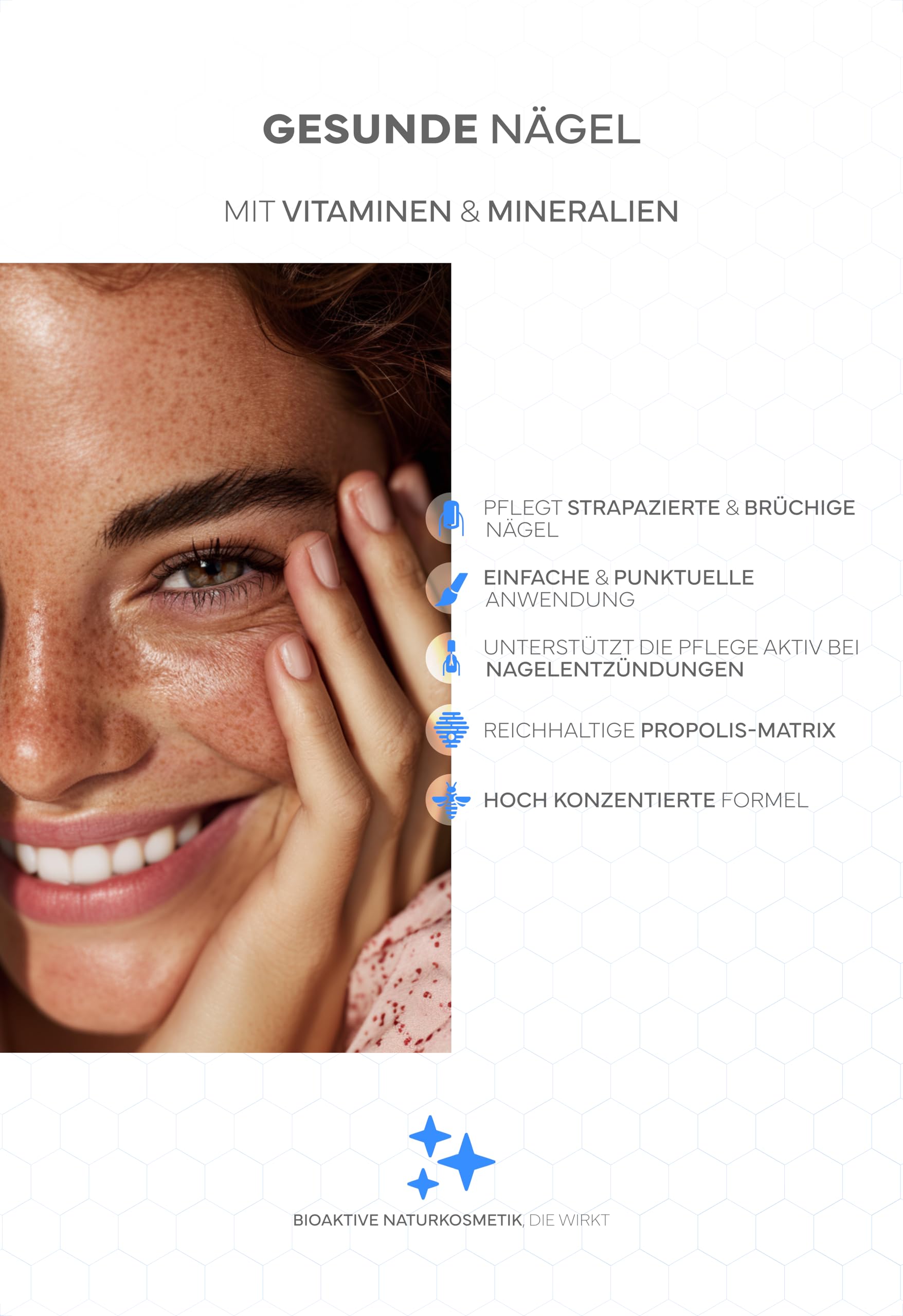 BIO Propolis Nagelserum: Akute Intensivpflege bei Nagelpilz; Mit hochdosiertem Propolis (40%), Teebaumöl & Lavendel sowie Vitaminen & Mineralien (Zink, Selen & Biotin); Für gepflegte & starke Nägel
