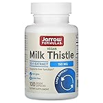 Jarrow Formulas Milk Thistle 150 mg - Antioxidant Supporting Immune Response, Liver Function & Glutathione - Up to 100 Servings (Veggie Capsules), Pack of 12