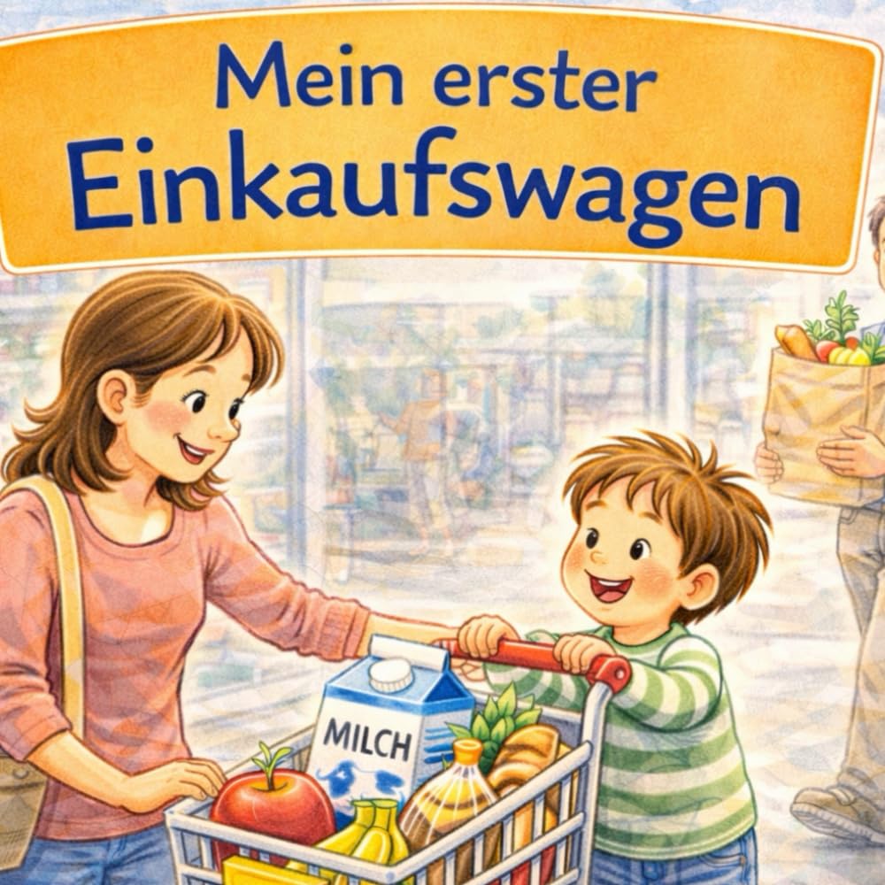 Mein erster Einkaufswagen: Eine liebevolle Bilderbuchgeschichte über Selbstständigkeit, Mithelfen und Stolz – für Kinder von 2–5 Jahren