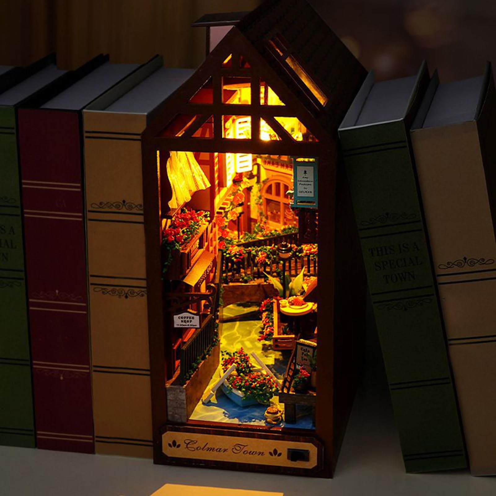 Kit De Rincones De Lectura para Adultos Puzzle Decorativo 3D de Madera para