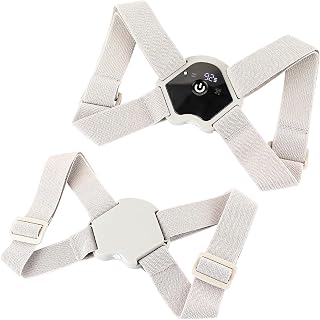LIARTY Posture Corrector with Touchscreen and Smart Vibration, Upper Back Brace for Teens & Kids, Fully Adjustable Back Straightener