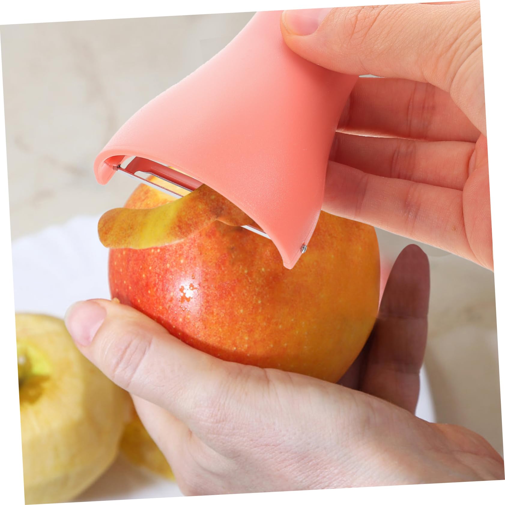 Cabilock 1Set Multi Function Food Scissors with Peeler Kitchen Shears for Daily Use for Cutting Fruits Vegetables and More Convenient and Easy