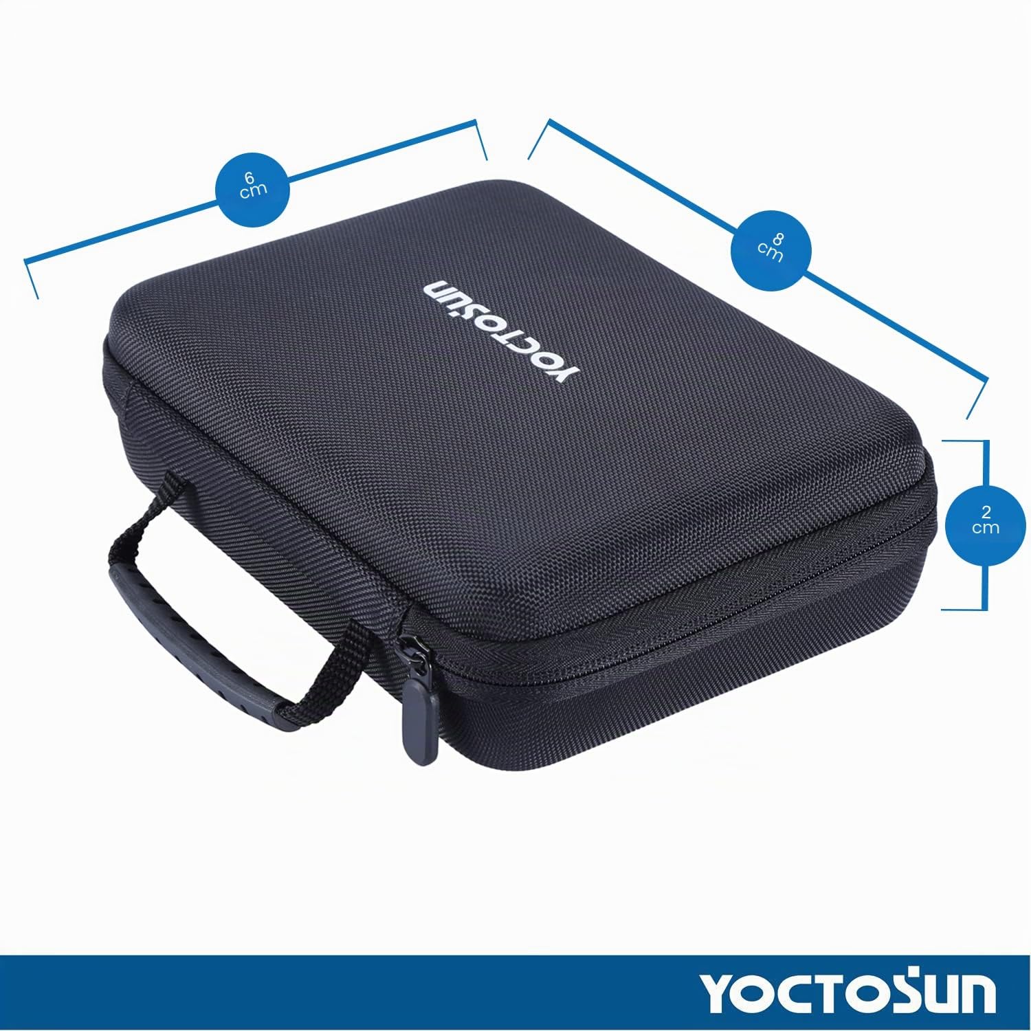 YOCTOSUN Lupas con luz LED, Lupa de Montaje en la Cabeza con 5 Lentes, Diadema, Estuche de Almacenamiento, Visera de Aumento de Cabeza iluminada Manos Libres para Trabajos cercanos y Manualidades