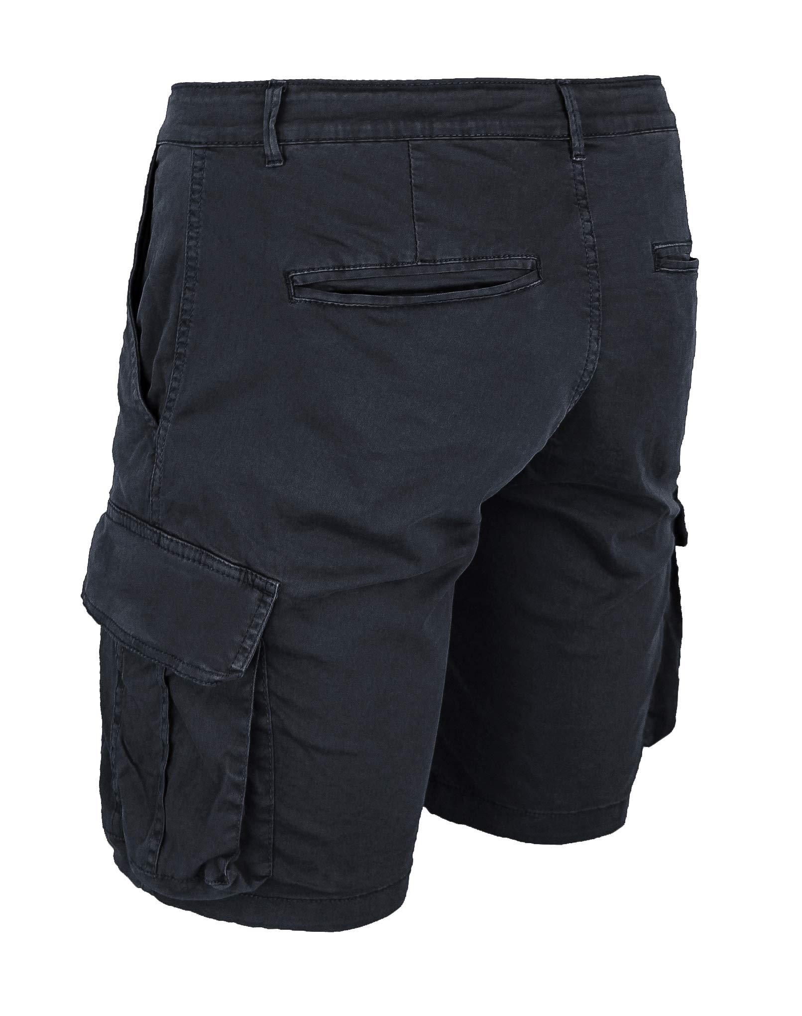 Evoga Jeans Pantaloni Corti Uomo Cargo Slim Fit Casual Denim