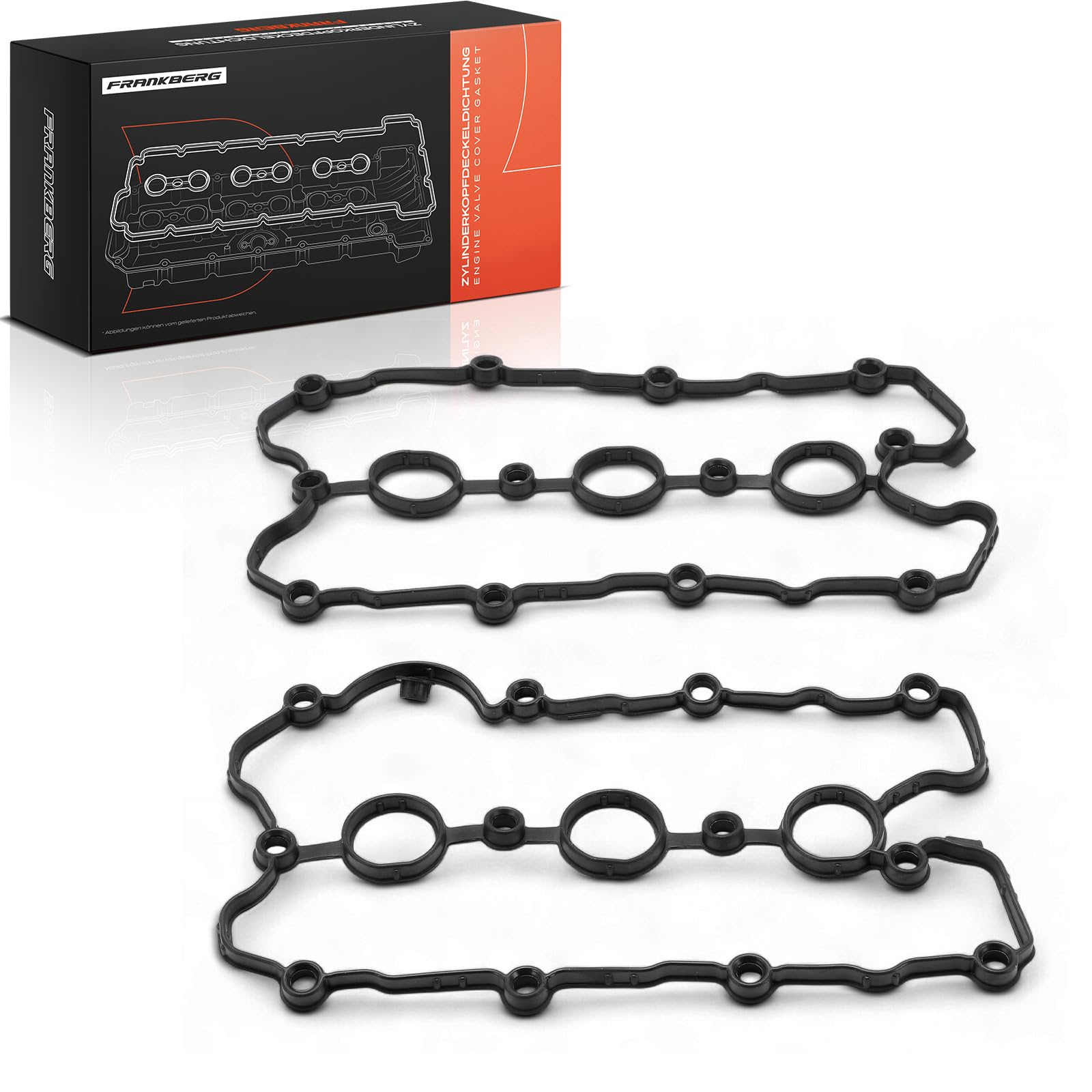 Frankberg Ventildeckeldichtung Satz Links Kompatibel mit A6 4F2 A6 Avant 4F5 A6 Allroad 4FH A4 Avant 8ED A4 8EC Replace# VS50866R,06E103483G
