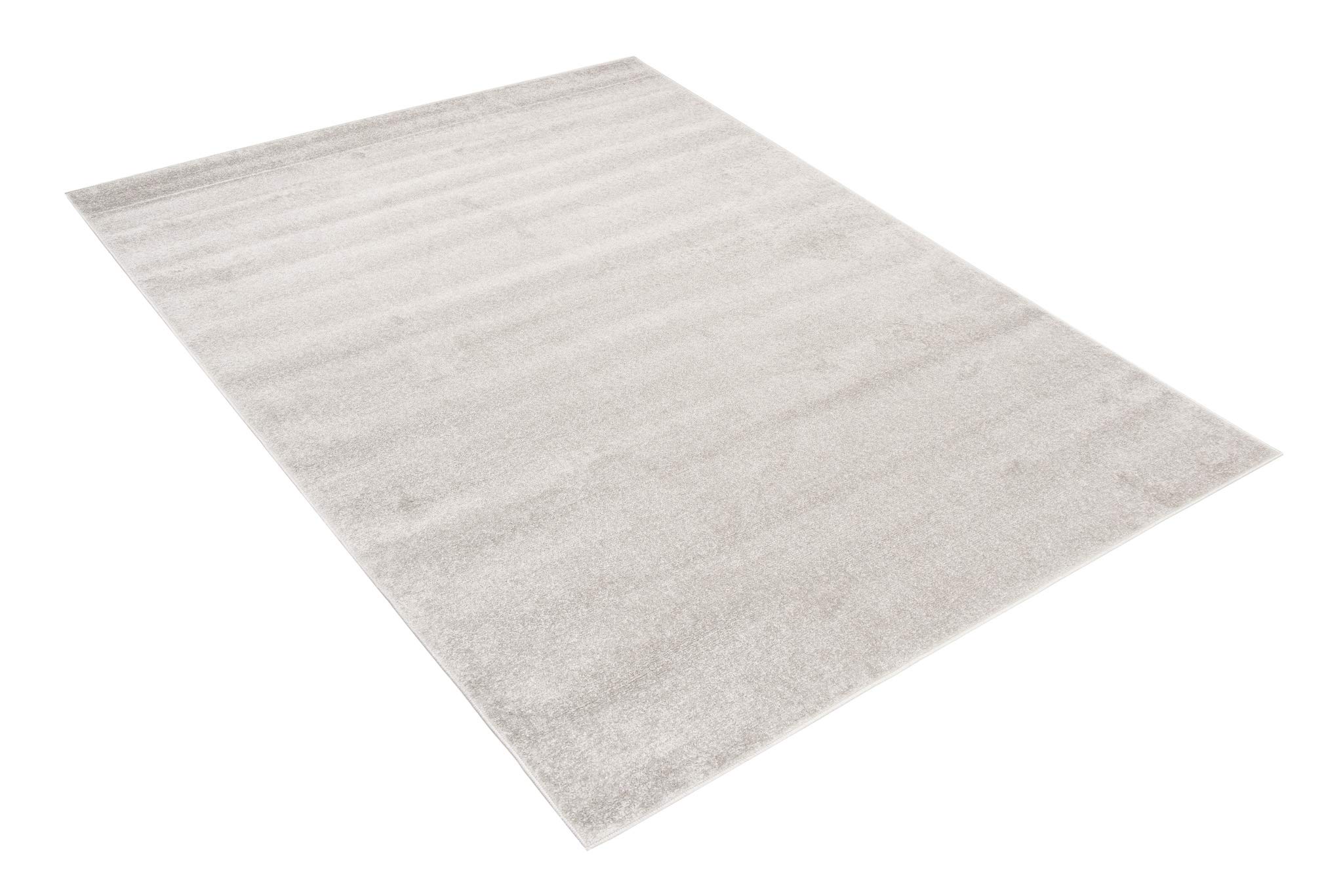 Tapiso Florida dywan z krótkim włosiem, do sypialni, salonu, pokoju dziecięcego, pokoju młodzieżowego, szary, jednokolorowy, nowoczesny design, ÖKOTEX 140 x 190 cm