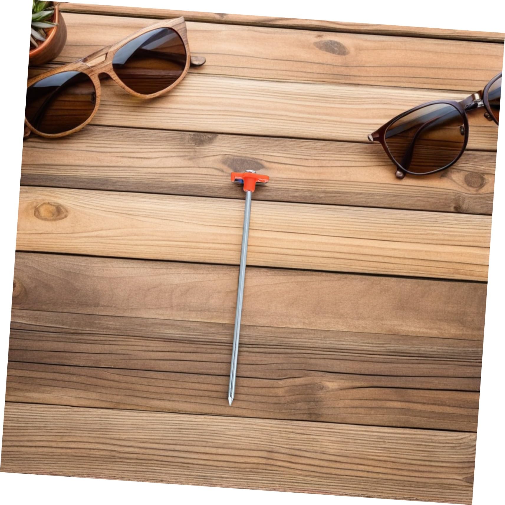 Anneome 12 Piezas Piquetas de Acero para Tienda Camping Resistente Viento para Duros y Arena para Playa y Excursiones al Aire