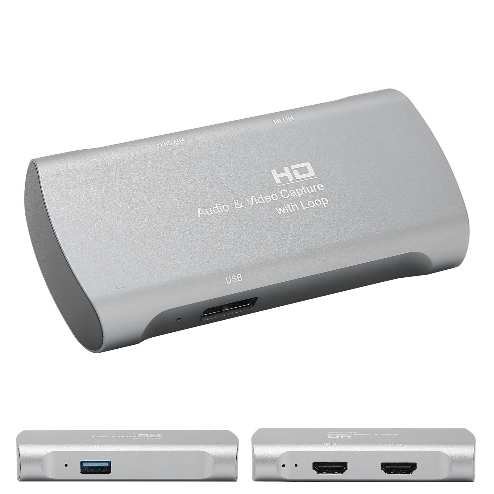 Carte D'acquisition Vidéo 4K, Adaptateur vers USB Premium pour L'enregistrement et la Diffusion Vidéo, 1 unité
