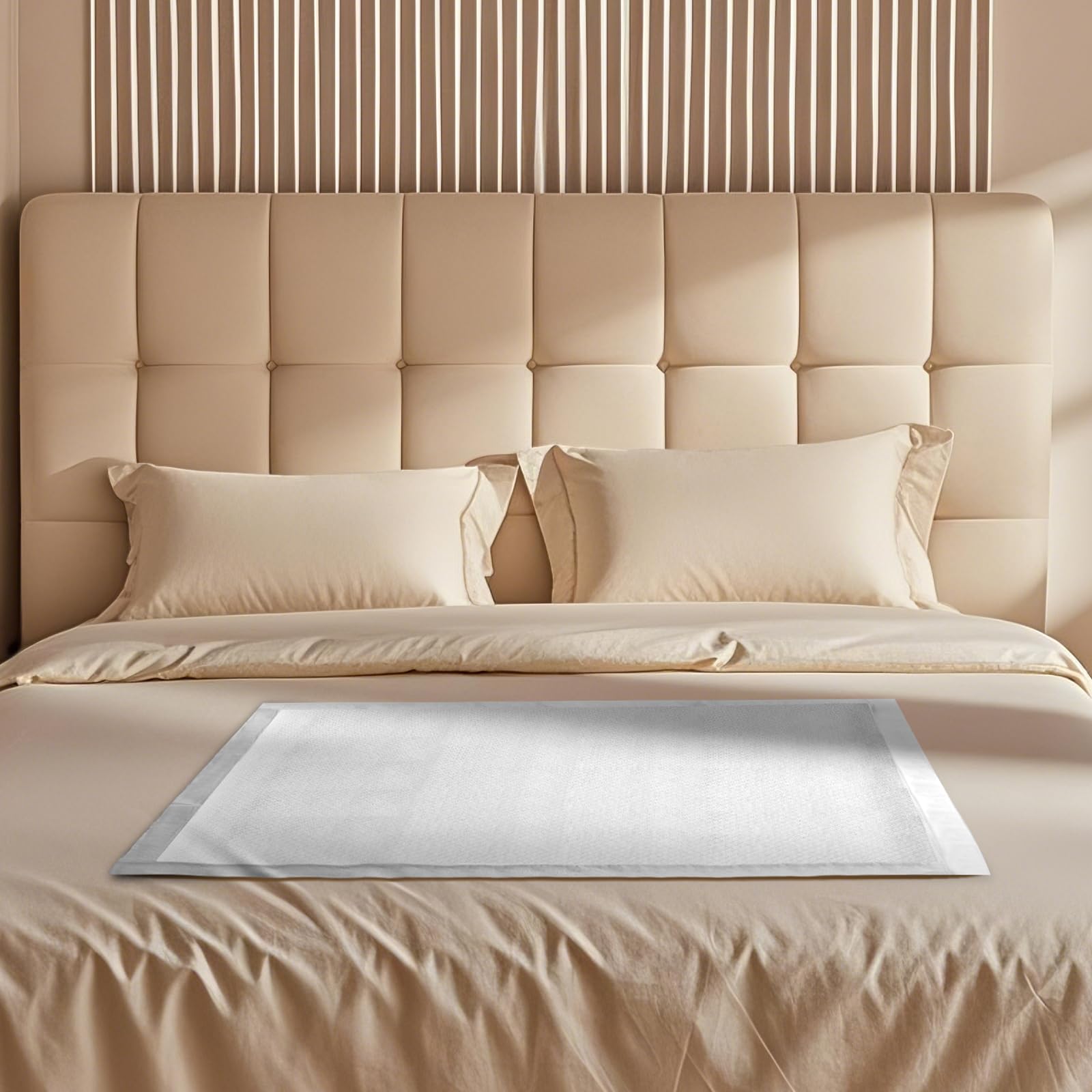 VEVOR Empapadores Desechables para Incontinencia, Superabsorbentes, con 5 Capas de Protección para Cama, Sofá y Colchón, para Enuresis, Mascotas, Adultos, Niños y Ancianos, 762 x 914,5 mm, 70 uds