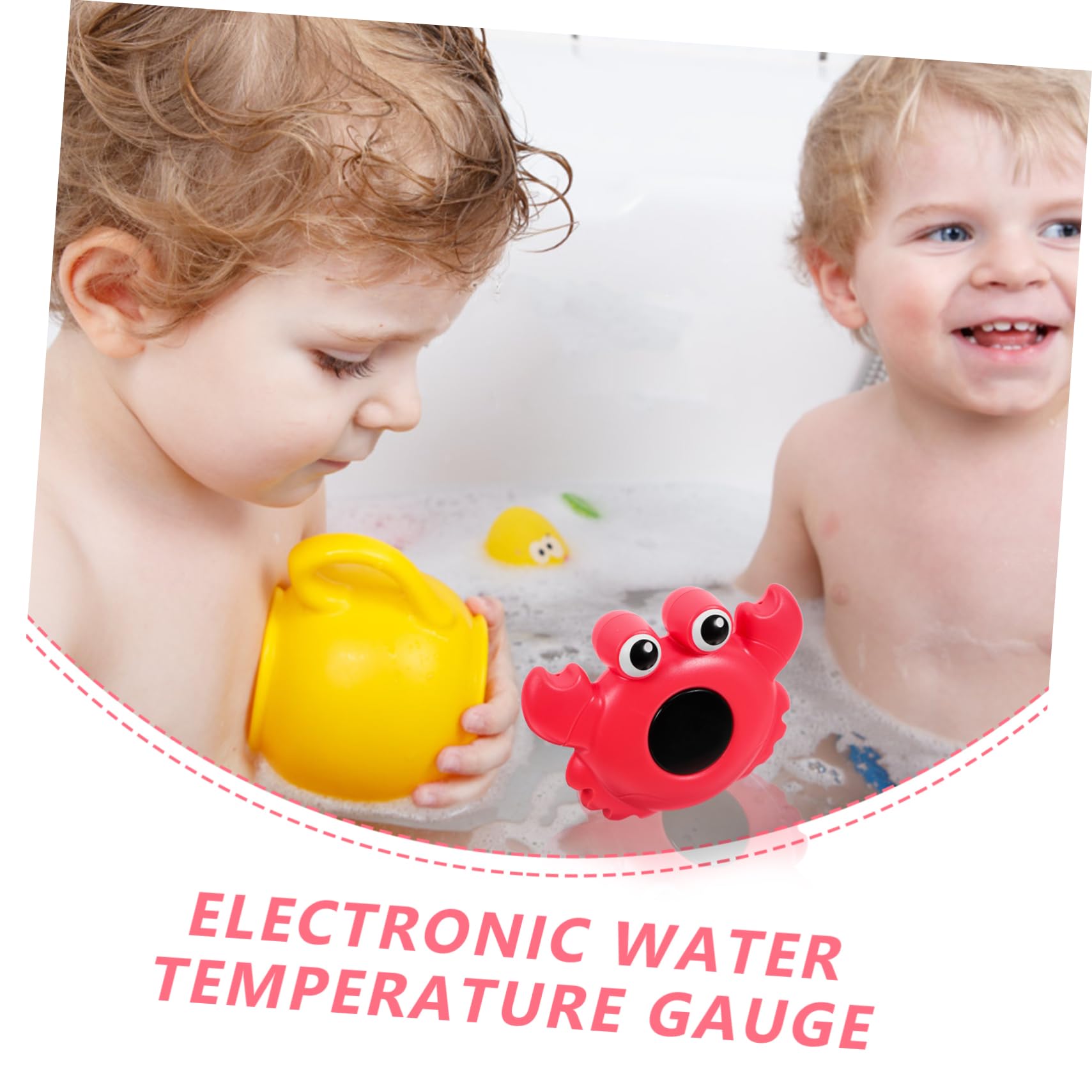 ifundom 4piezas De Agua Digital Flotante Para y Baños De Seguridad Para Bebés Diseño De Animales y Divertido Para Bañeras y