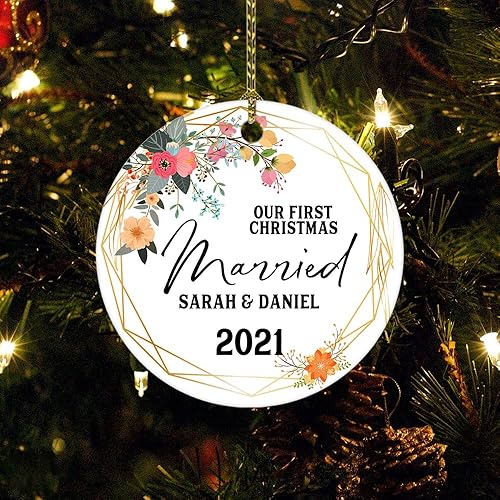 Vista 54 de Adorno de Navidad personalizado para inauguración de la casa, regalo para propietario de una casa nueva, nuevas aventuras, nuevos recuerdos, adorno