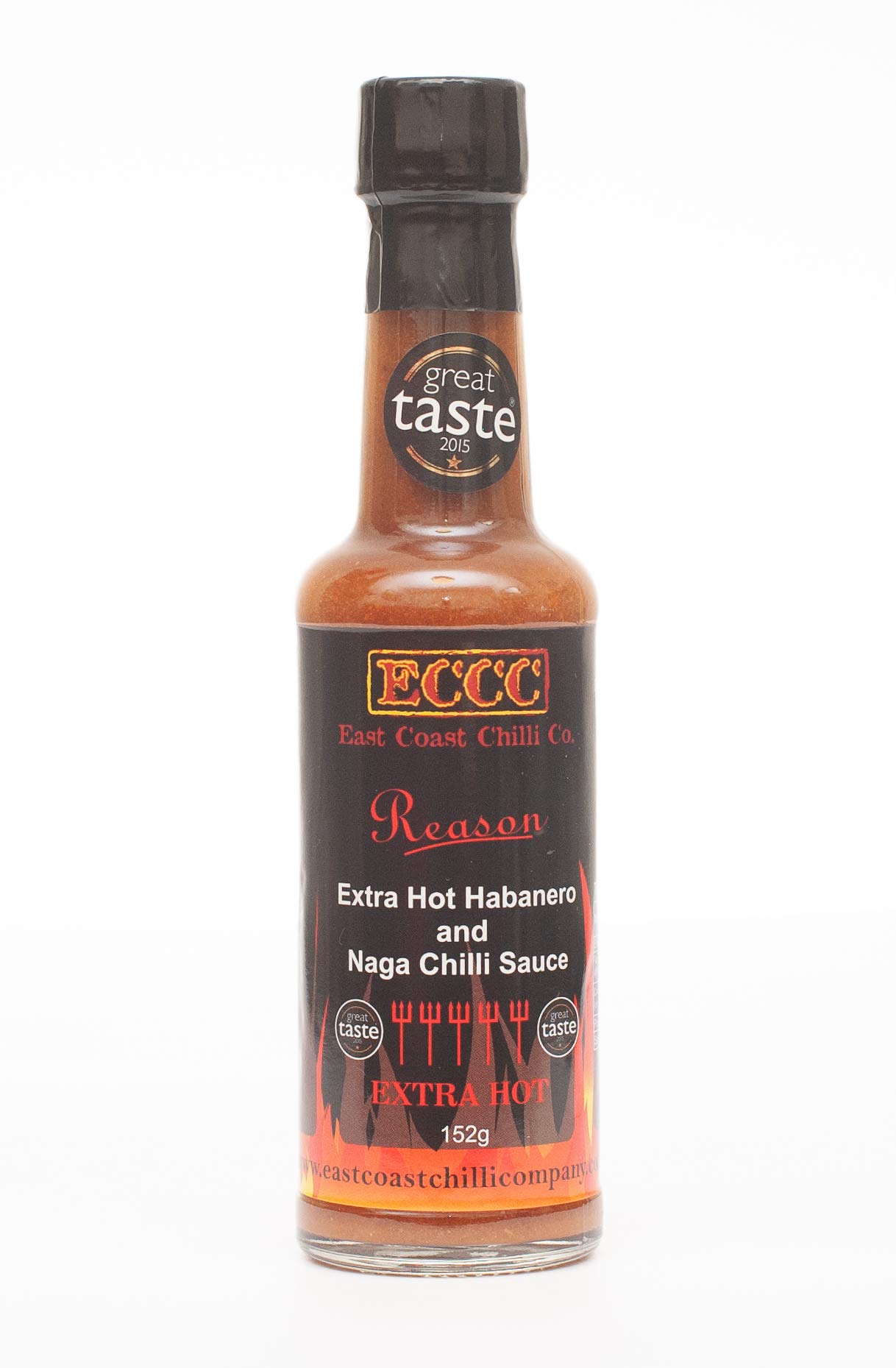 East Coast Chilli CompanyExtra Hot Habanero and Naga Chilli Sauce 152g