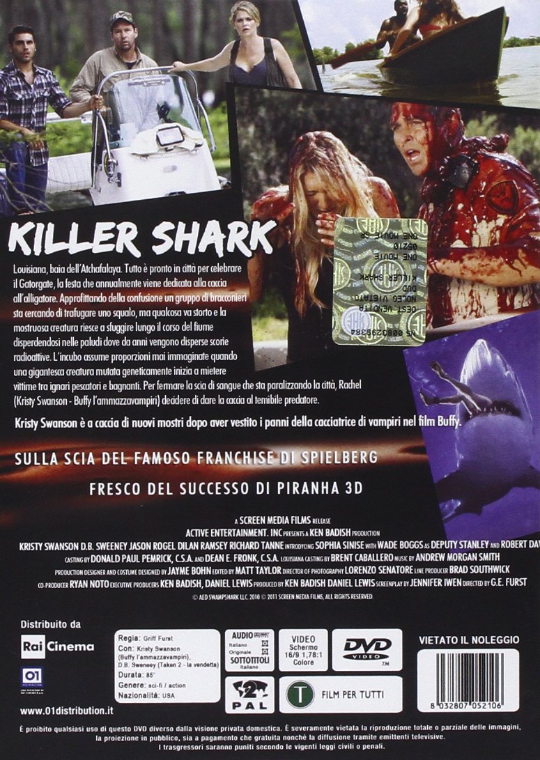killer shark dvd Italian Import
