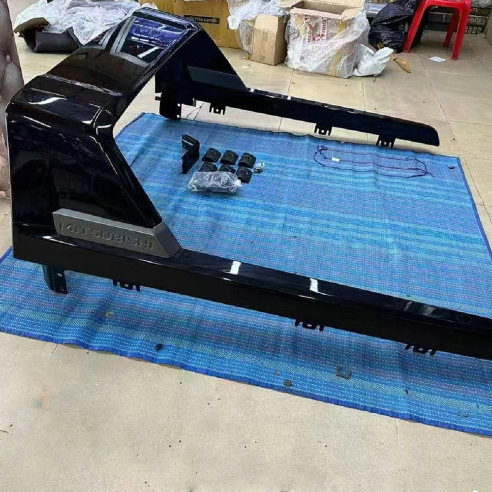Roll Bar Chase Rack Pickup Sports Bar Fits for Mitsubishi L200 Triton 2024 2025 2026 ABS Plastic Glossy Black