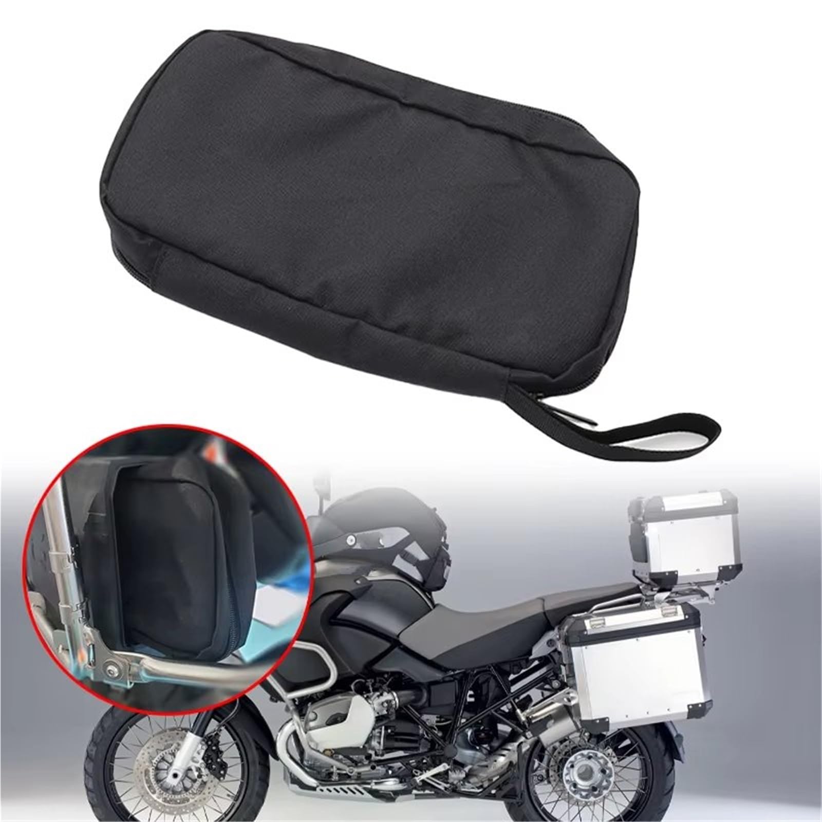 Borsa sella moto Per BMW Per R1200GS Per R1250GS Per ADV 2014 2015 2016 2017 2018 2019 2020 2021 2022 2023 2024 Accessori Moto Borsa Porta Attrezzi La Manutenzione Borsa Posteriore Moto