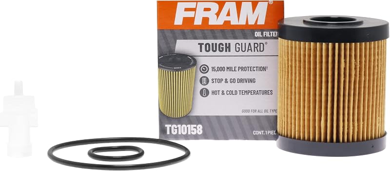 Filtro de óleo FRAM Tough Guard TG10158 para SUV e caminhão – 1 unidade