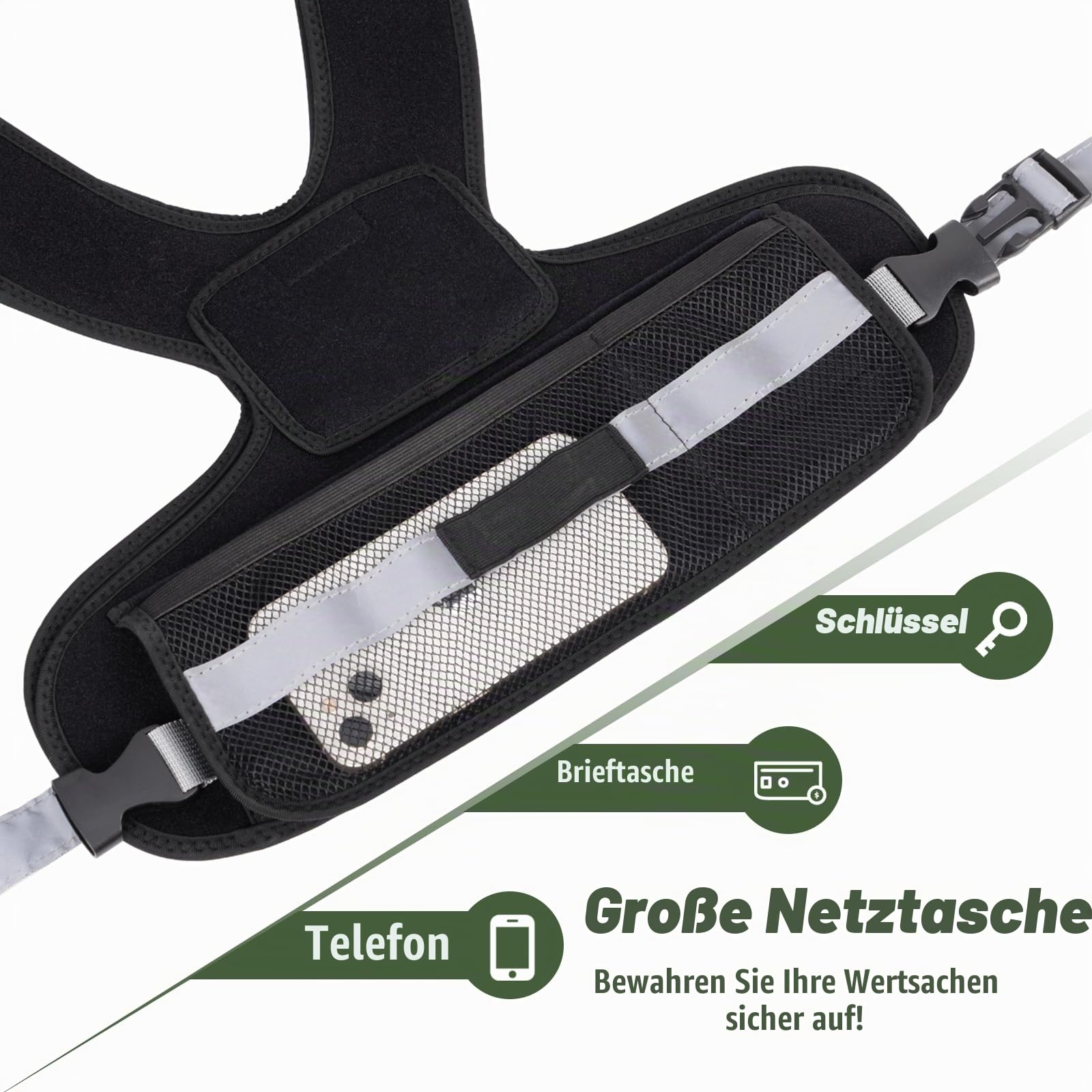Gewichtsweste für Damen Weighted Vest für Sport und Laufen mit reflektierendem LED Gürtel und Außenscheinwerfer Gewichtsweste Verstellbare Trainingsweste bis 4.5kg oder 9.07kg