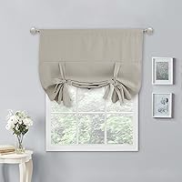 Vista 35 de NICETOWN Cortina Opaca para Ventana de Baño - Cortinas Enrollables de Privacidad con Aislamiento Térmico para Puerta de Vidrio/Ventana de Cocina