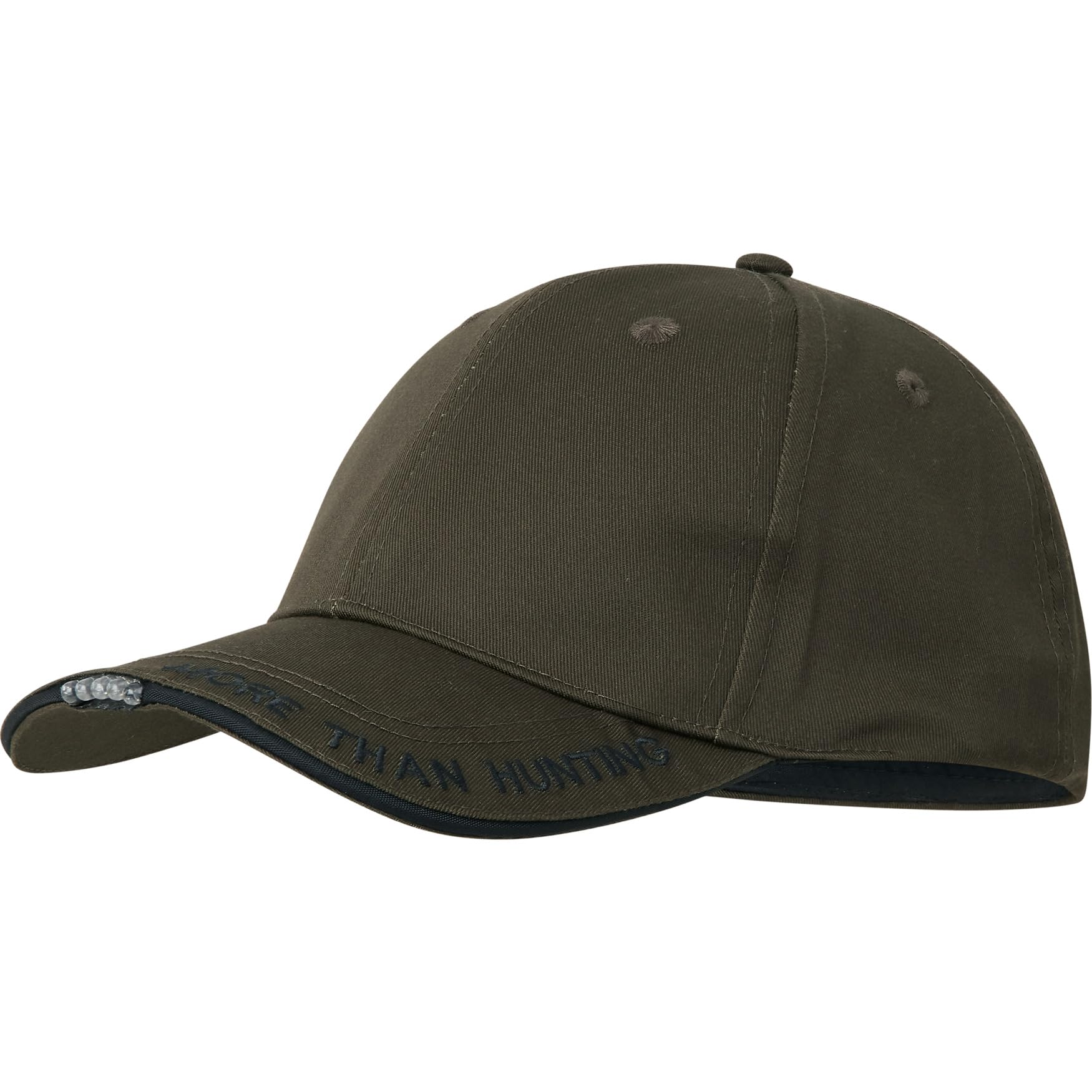 Seeland Unisex Slate Led Cap | Pine Green Slate Led Cap | Professional Hunting Clothes & Equipment | Scandinavian Quality Made To Last | Pine Green, One Size