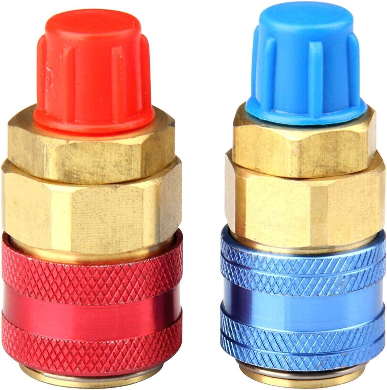 2 Pack R134A Low/High Quick Connector Adapter Coupler Car Air Conditioning Quick Coupler new