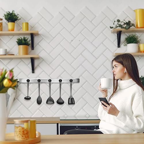 Vista 276 de Neosmuk Ganchos magnéticos resistentes, imanes fuertes con gancho para refrigerador, ganchos industriales súper resistentes de neodimio para colgar