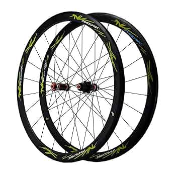 おまけ付き　700C カーボンホイール　40mm Amazon.co.jp: 40mmリム18/21穴700Cロードバイクホイールセット