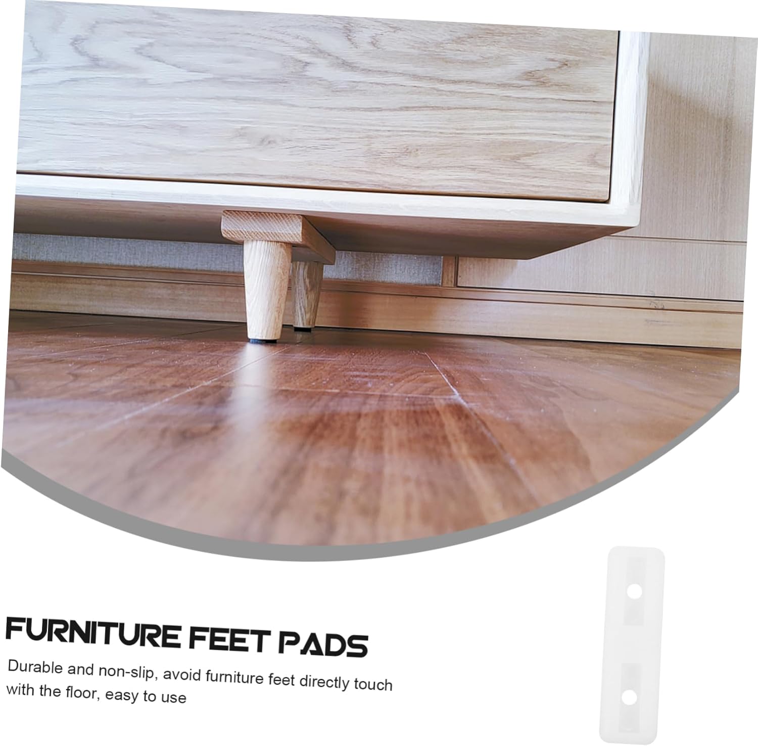 KICHOUSE 200pcs Furniture Leg Pads Chair Table Desk Sofa Pads for Floor Protection Moving