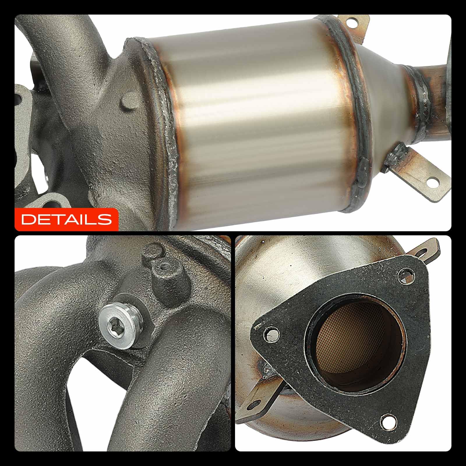 Frankberg Catalizzatore Collettore Benzina Compatibile con Corsa D S07 1.2L Corsa C X01 1.2L Corsa D S07 1.4L Astra H Caravan A04 1.4L Meriva X03 1.4L Replace# 55355324