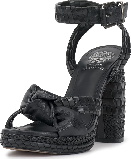 Vince Camuto Women's Kevston Heeled Sandal Black Size 8.5 M