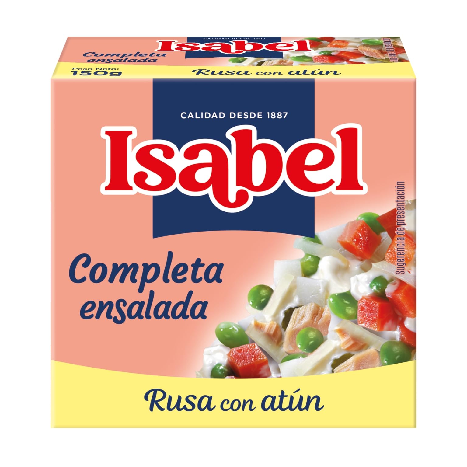 Isabel ensalada rusa con atún, 3 latas de 150g
