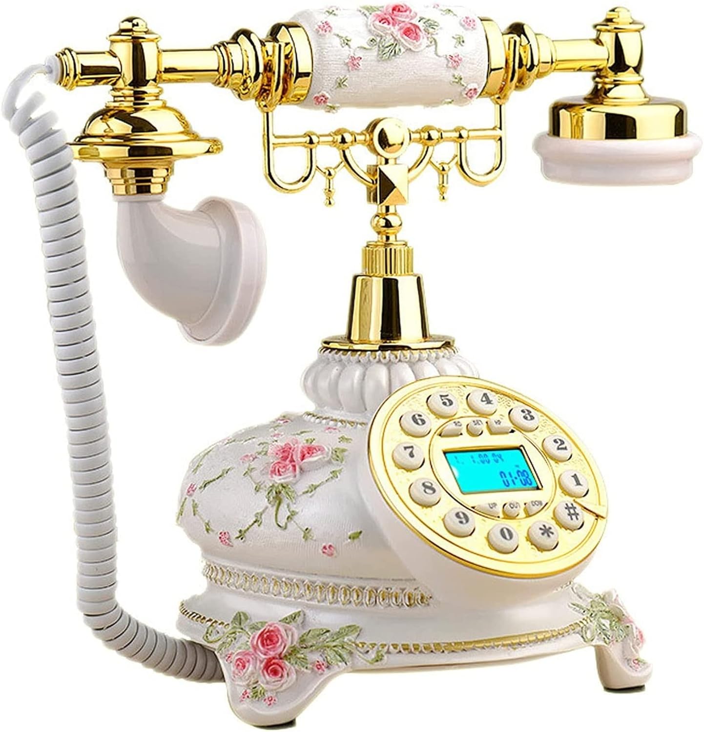 Phone Decor Vintage Telephone Home Old Fashioned Rotary Telephone, Retro Vintage Decorative Telephones, Unique Gift for Home Decor