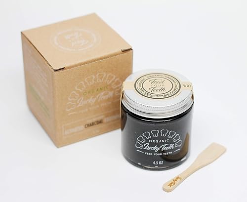 Miniatura 2 de Lucky Teeth - Pasta de dientes de carbón Xtra Whitening - Cero residuos y compostable botella de vidrio de 4.5 onzas por Lucky Teeth - Todo natural,