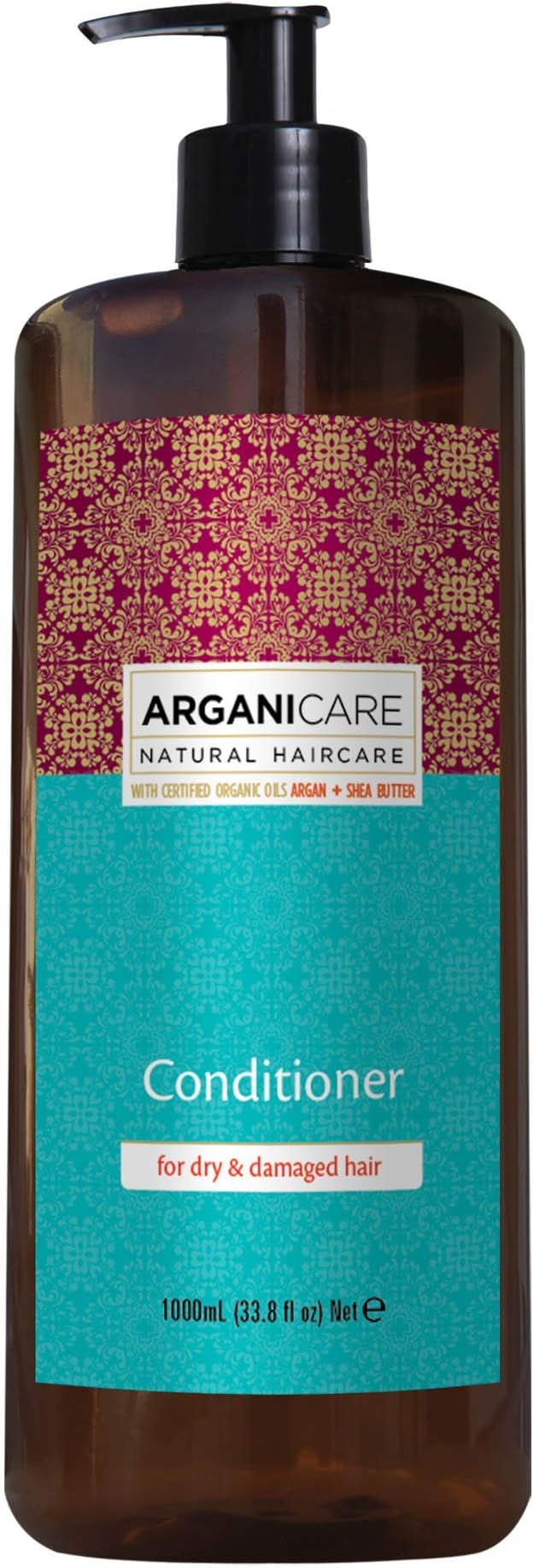 Qaqvav Arganicare Conditioner for Dry & Damaged Hair Enriched with Organic Argan Oil and Shea Butter. 33.8 fl. Oz.