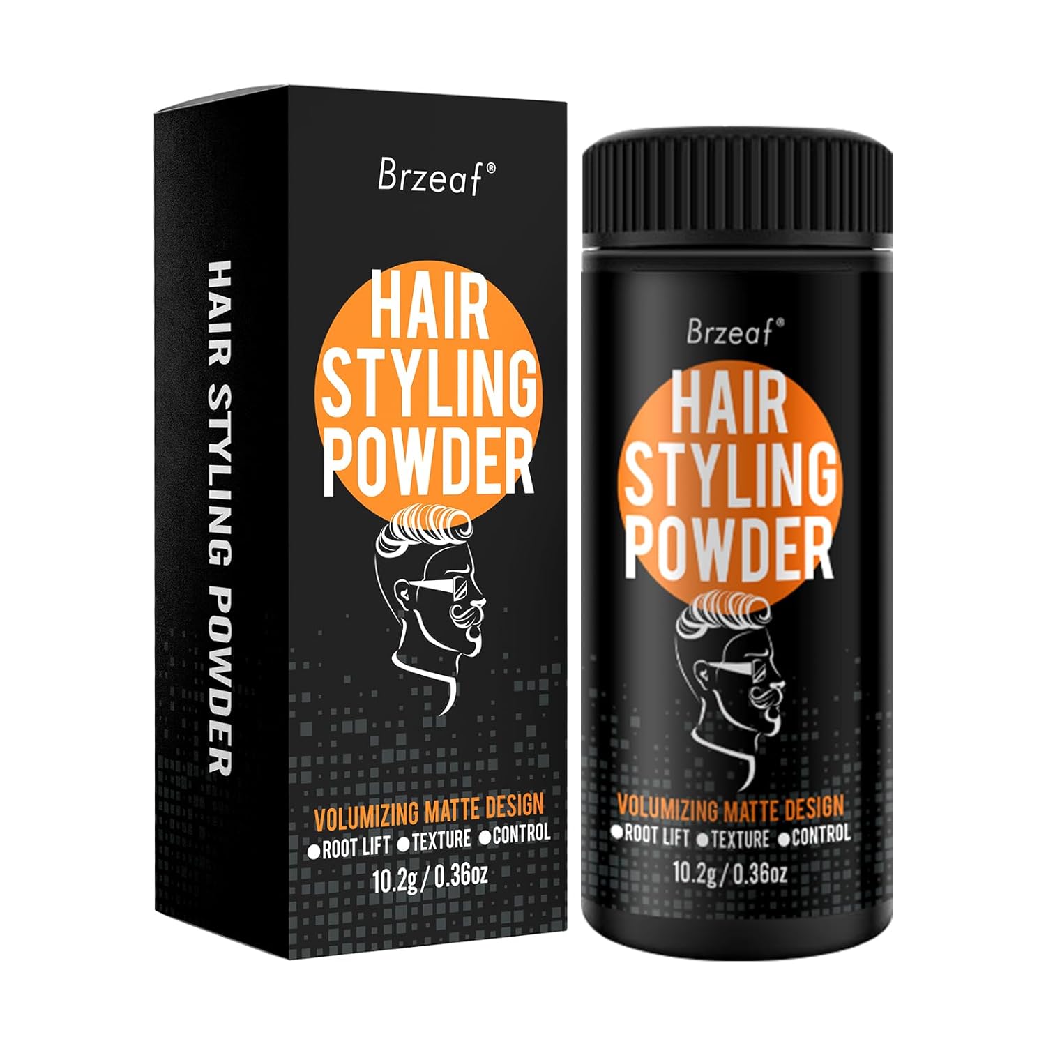 Brzeaf Hair Styling Powder Provides texture and volume Medium to Strong Hold Natural Look For All Hair Types