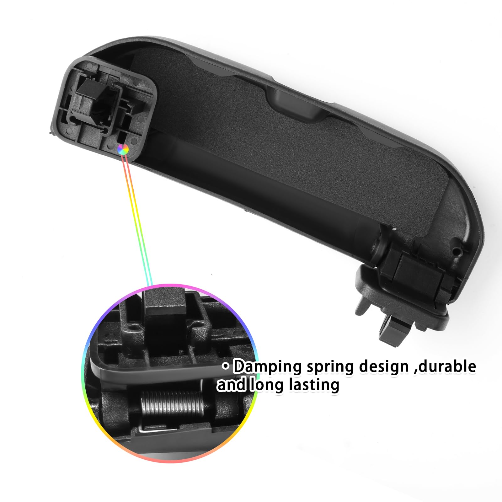 SKTU Custodia per Occhiali da Sole Compatibile con Peugeot 208 2008 308 3008 508 Materiale ABS (Nero)