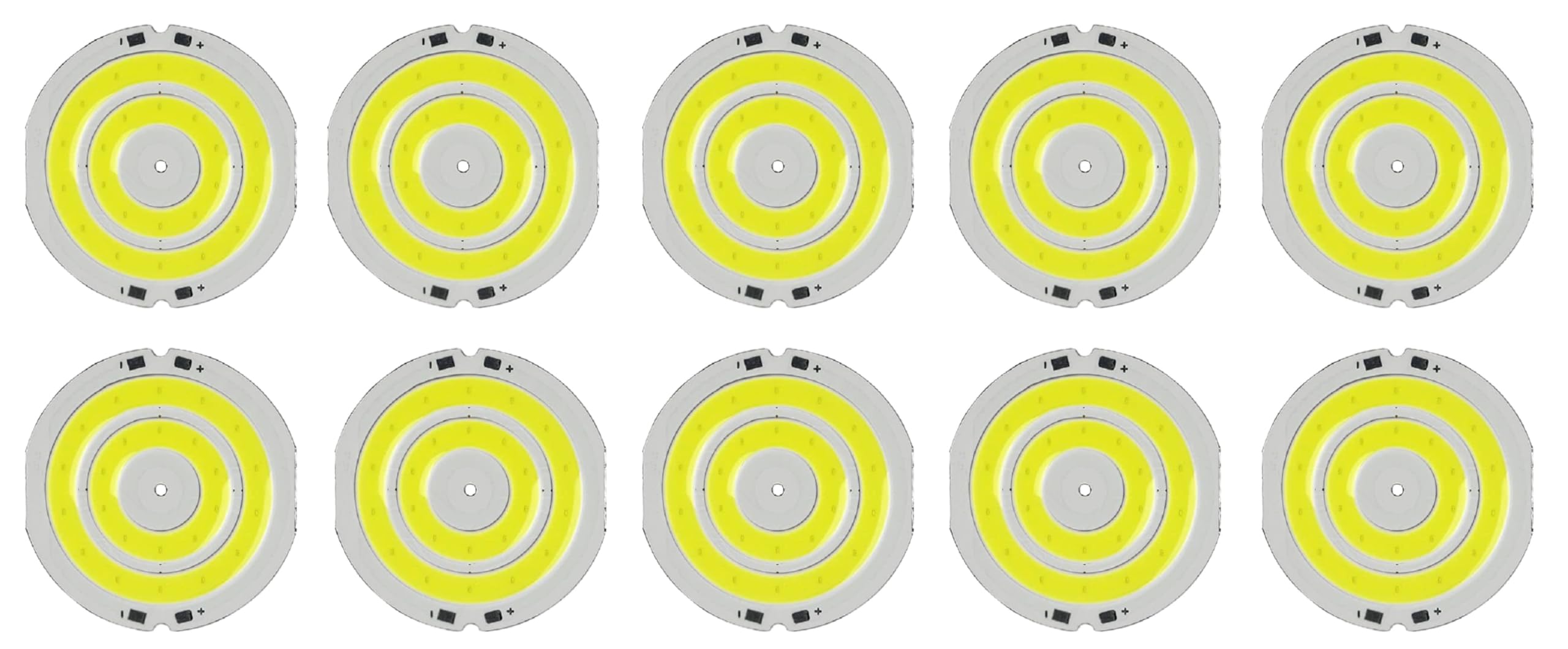 wizzo (pack of 10 pieces dc 4 volt 8 watt bright smd led bead chips bulb light lamp multipurpose use for home, temple decoration diy projects, hobby kit (cool white)