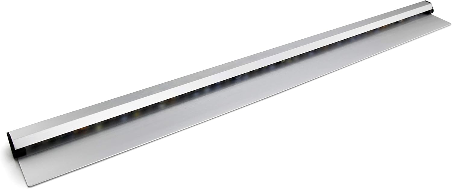 New Star Foodservice Anodized Aluminum Slide Check Rack (48-Inch)
