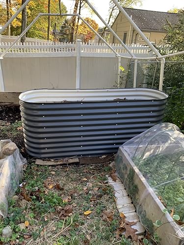 Miniatura 48 de Vego garden Kit de cama de jardín elevada extra alta de 32 pulgadas, maceta modular elevada 10 en 1 para verduras, flores, frutas, cama de jardín