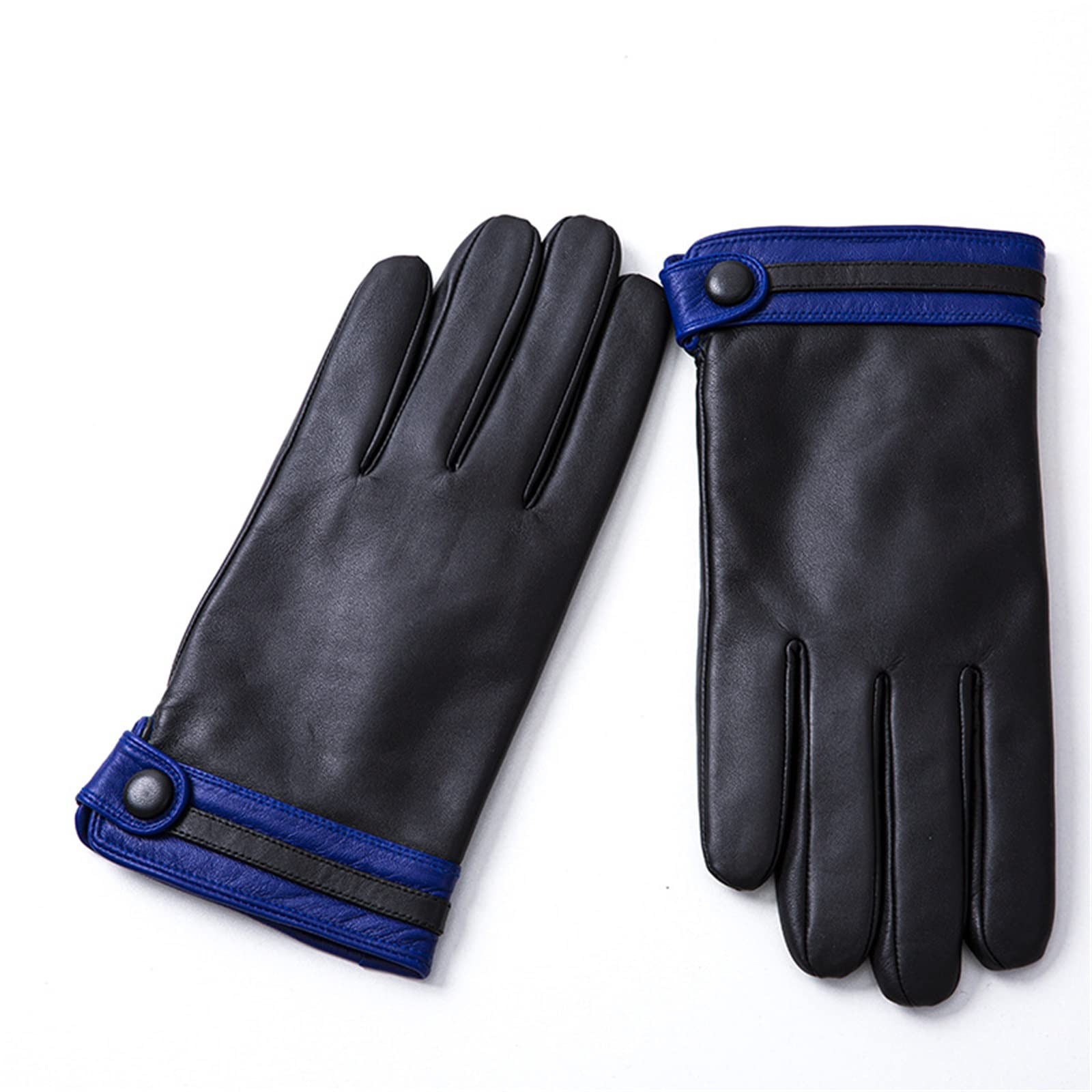 Gants en cuir pour homme en noir grand format élégant pour les affaires